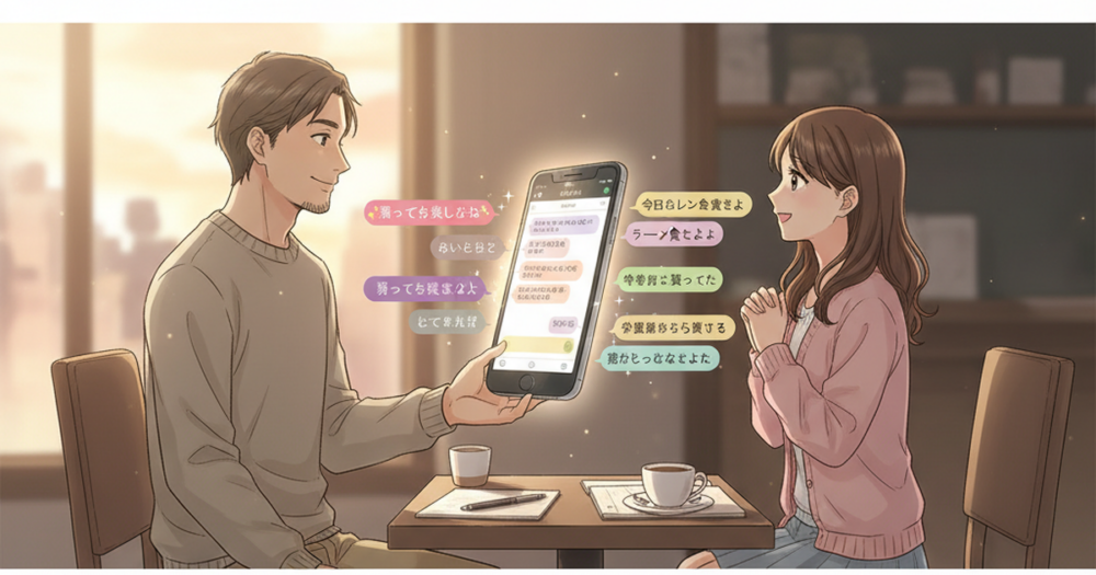 既婚男性の脈ありサインLINE編で見極めるべきは、派手な口説き文句よりも「日常の些細な報告」が増えていく変化だ