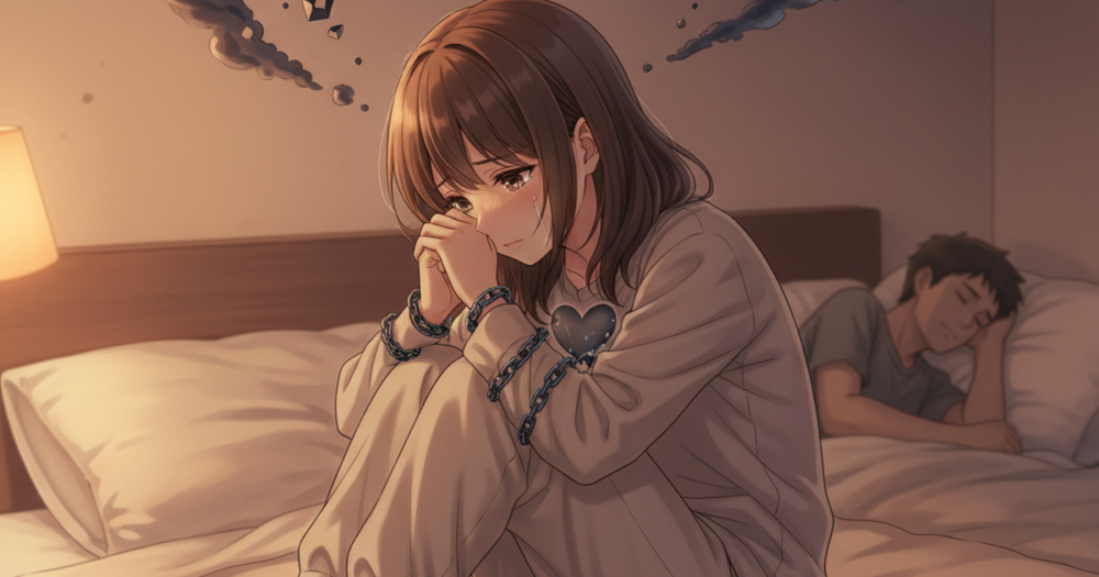 なぜ夫がいても心が満たされないのか、自分を責めてしまう負のループに陥っている