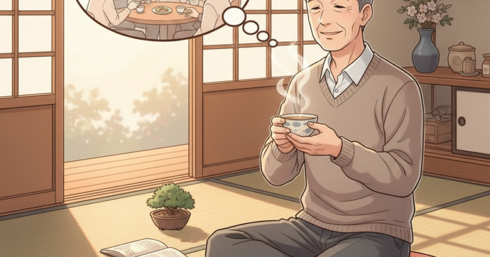 60代既婚男性が「茶飲み友達が欲しい」と感じるとき、心の中で何が起きているのか